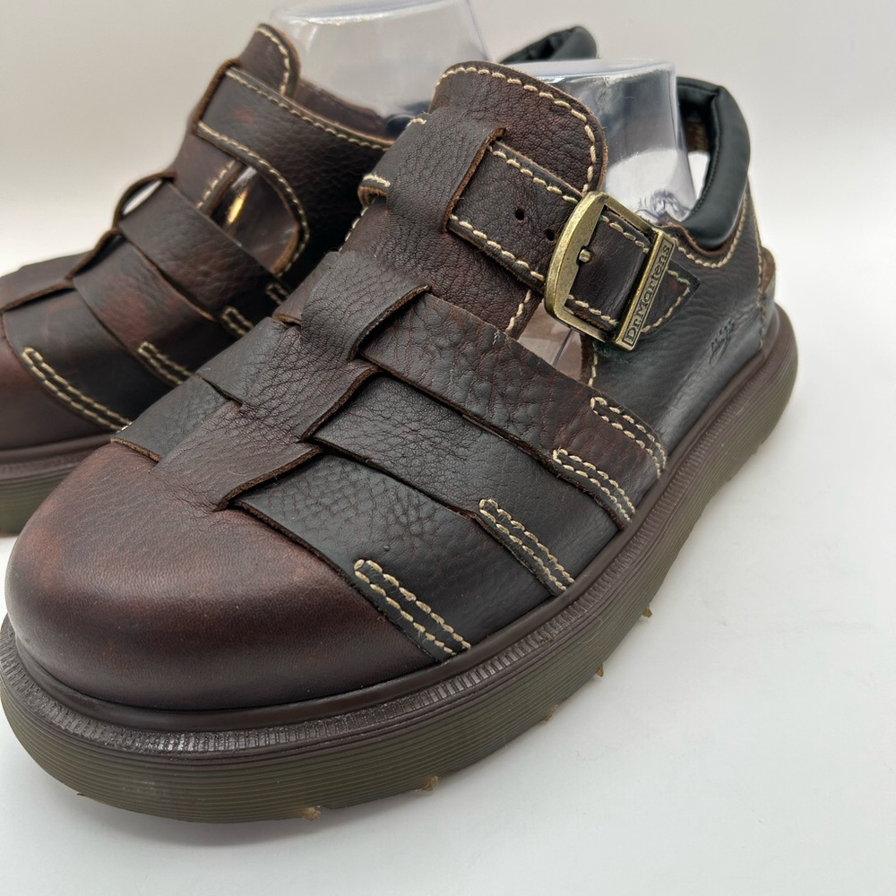 DR. MARTENS RARE VINTAGE 8332 fisherman leather sandals MADE IN ENGLAND US 10 - Picture 5 of 16